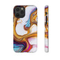 Artistic Phone Case, Tough Cases with Colorful Marble Design
