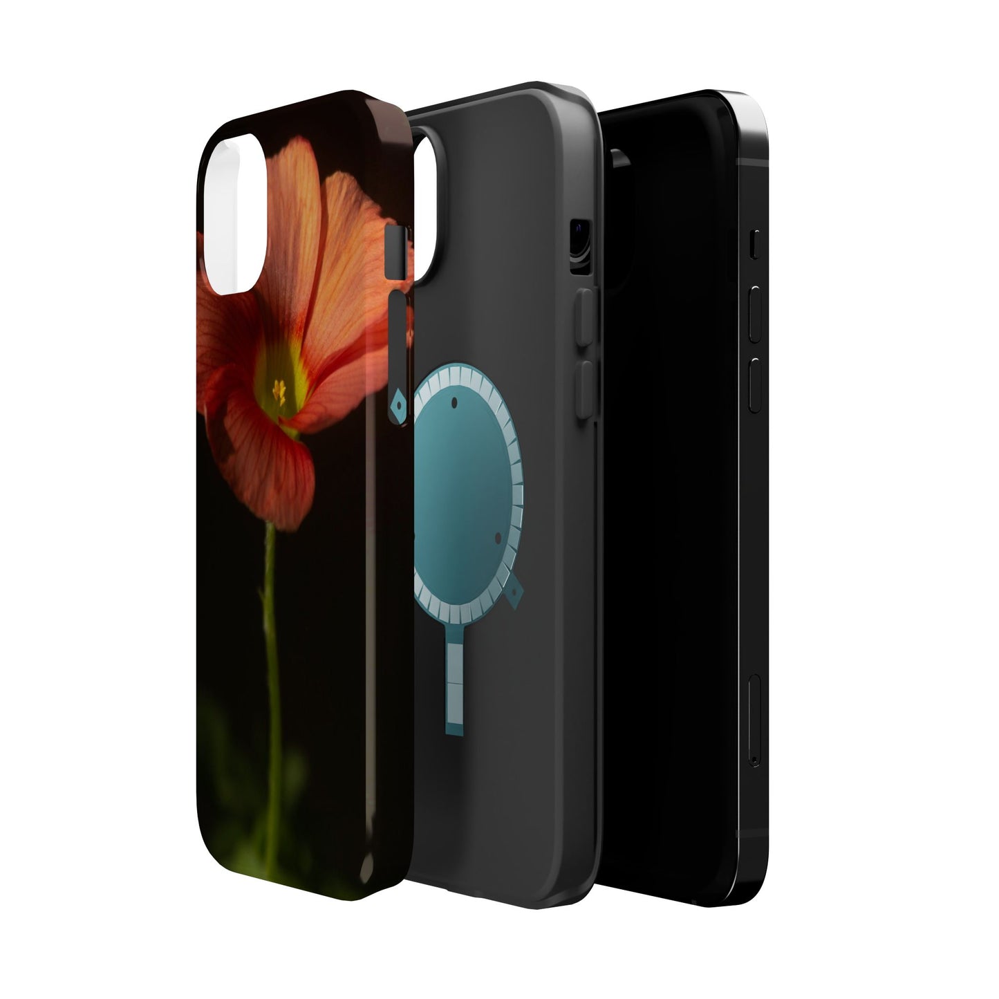 Poppy Bloom Magnetic Impact Phone Case — Slim Protective Floral Design