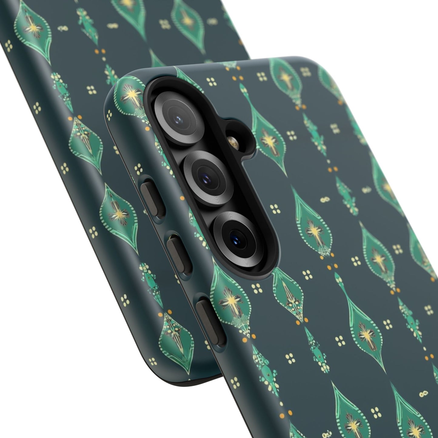 Emerald Boho Teardrop Phone Case