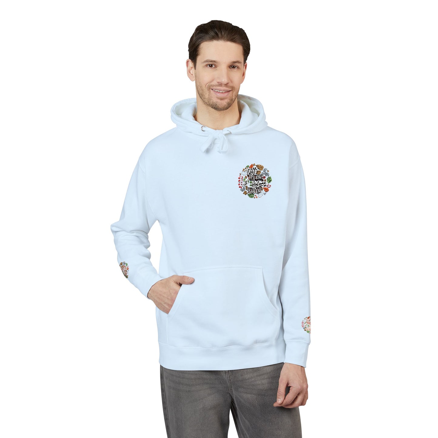 Floral Unisex Fleece Hoodie - Cozy Gift for Nature Lovers, Perfect for Fall, Spring, Birthdays, Relaxation, Outdoor Activities