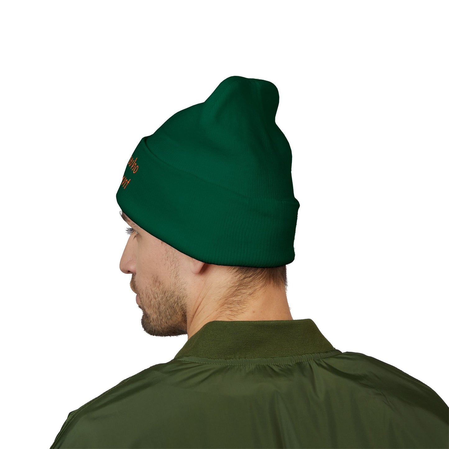 Hunting Enthusiast Beanie - "Just a Girl Who Loves to Hunt" Embroidered Cuffed Beanie