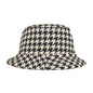 Chic Houndstooth Bucket Hat, Trendy Hat for Summer, Fashion Accessory, Gift for Her, Beach Style, Festival Ready
