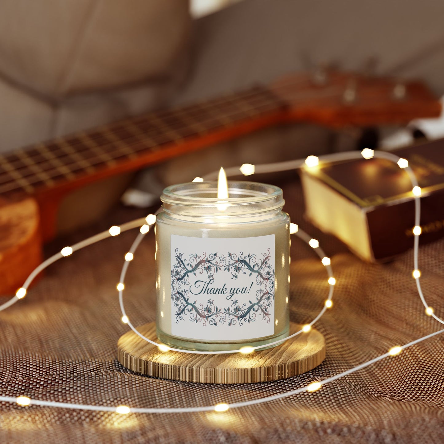 Thank You Scented Candle — Coconut Apricot Wax (4oz & 9oz)
