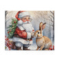Christmas Puzzle Featuring Santa and Bunny