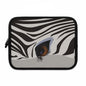 Stylish Zebra Eye Laptop Sleeve | Unique Computer Case, Gift for Students, Trendy Tech Accessory, Animal Print Protection
