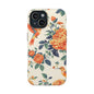 Floral Hummingbird Magnetic Phone Case — Impact-Resistant Protective Cover