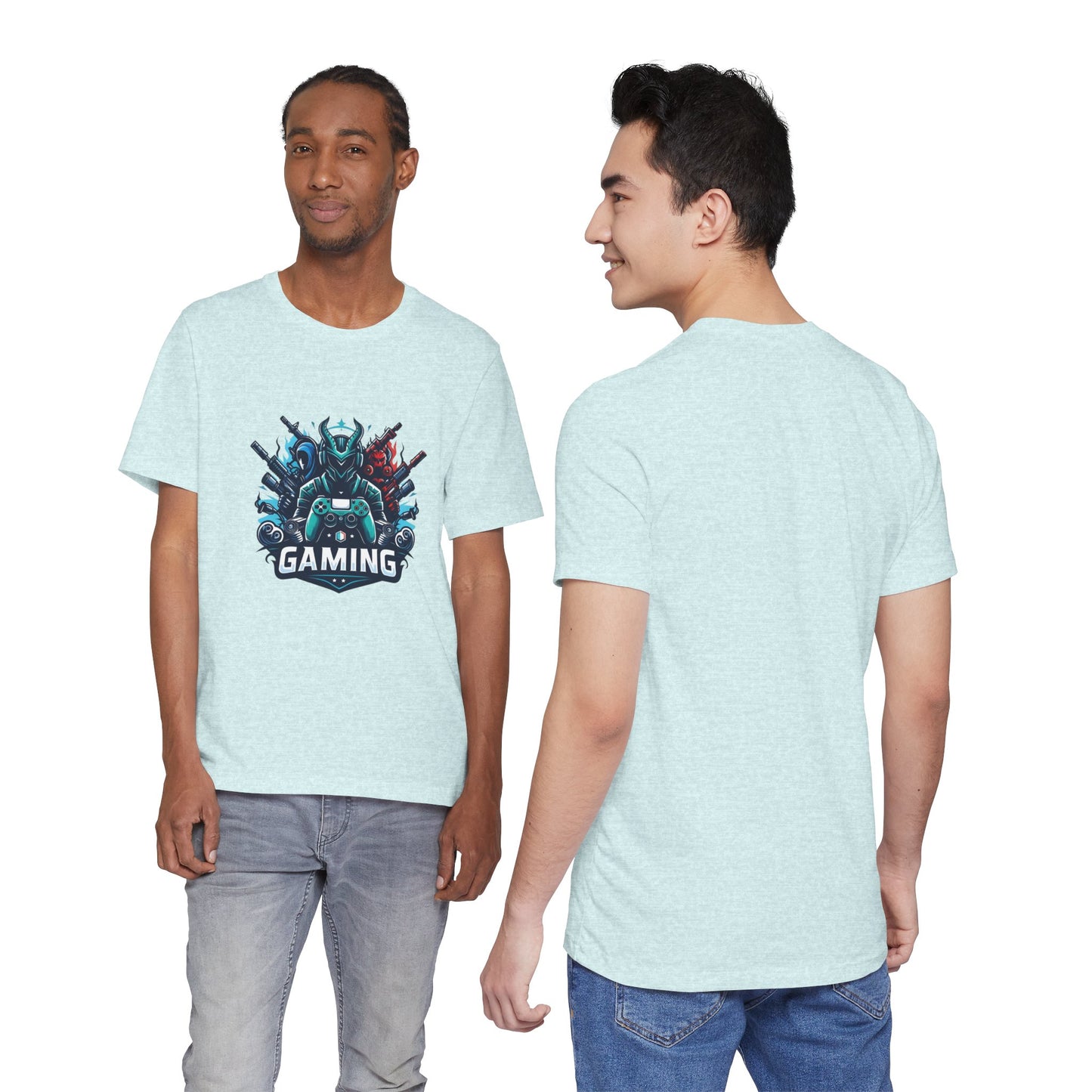 Gaming Controller Emblem Tee — Esports Gamer Graphic T-Shirt