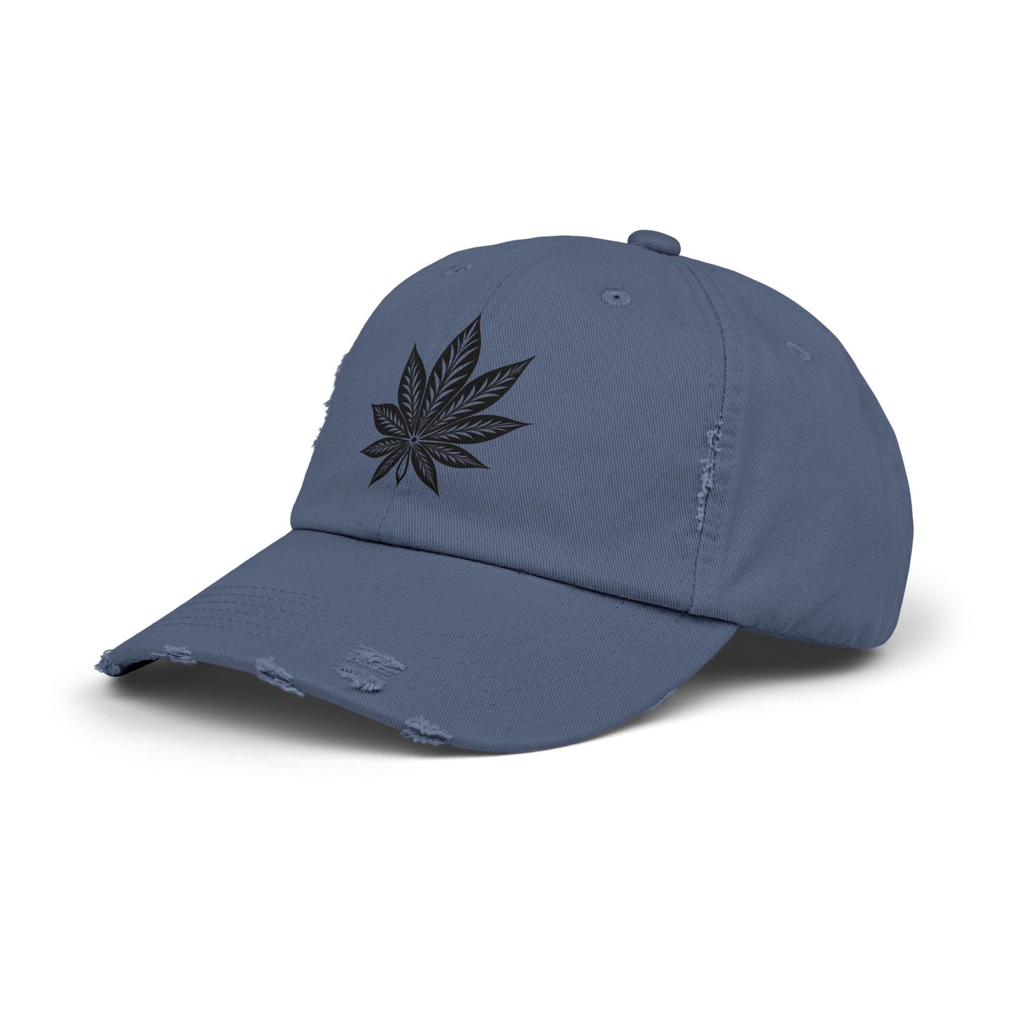 Distressed Embroidered Cap, Unisex Fashion Hat, Streetwear Accessory, Trendy Casual Wear, Gift for Him or Her
