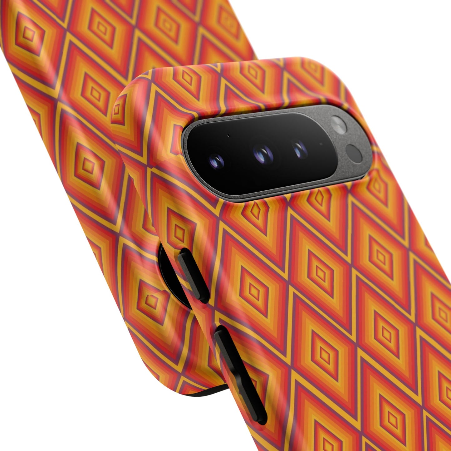 Geometric Phone Case, Tough Cases for Protection, Stylish Smartphone Cover, Vibrant Patterned Phone Accessory, Unique Gift Idea, [...]