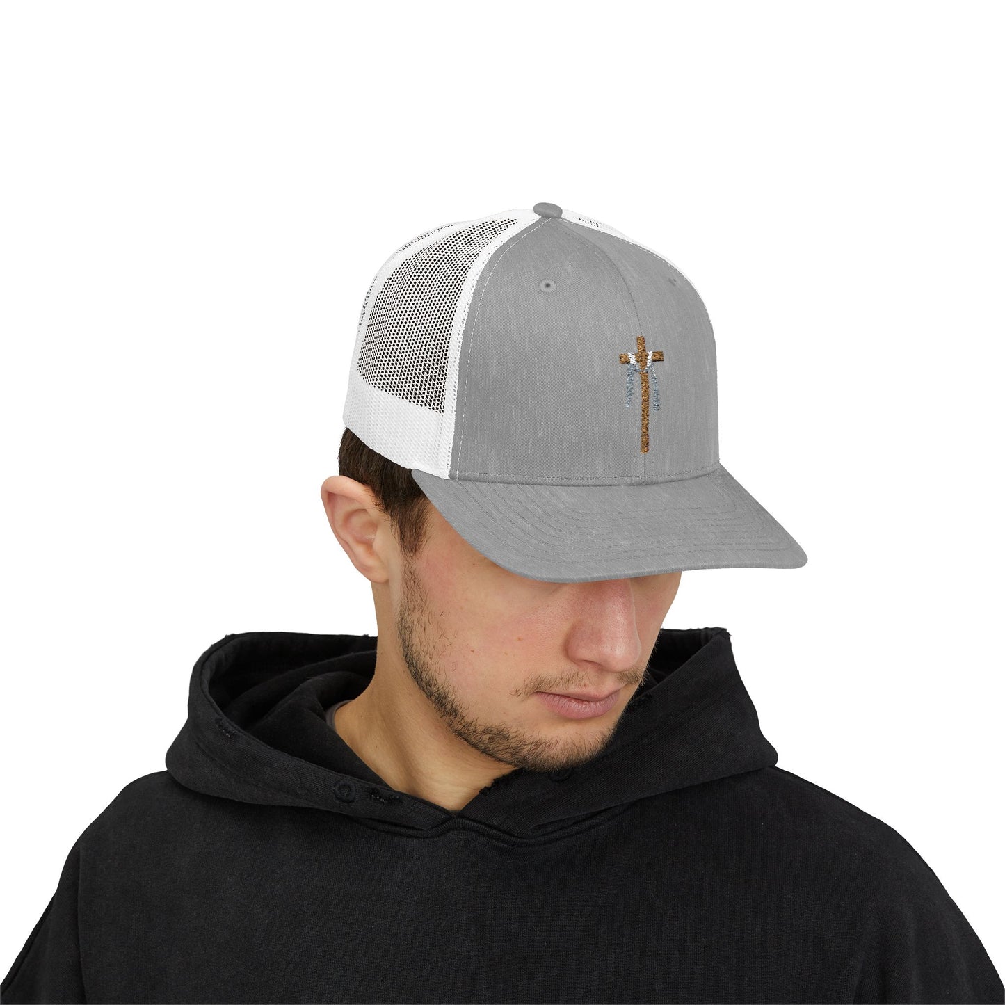 Elegant Faith Snapback Trucker Cap - Faith Hat, Religious Cap, Inspirational Gift, Christian Apparel, Trendy Headwear