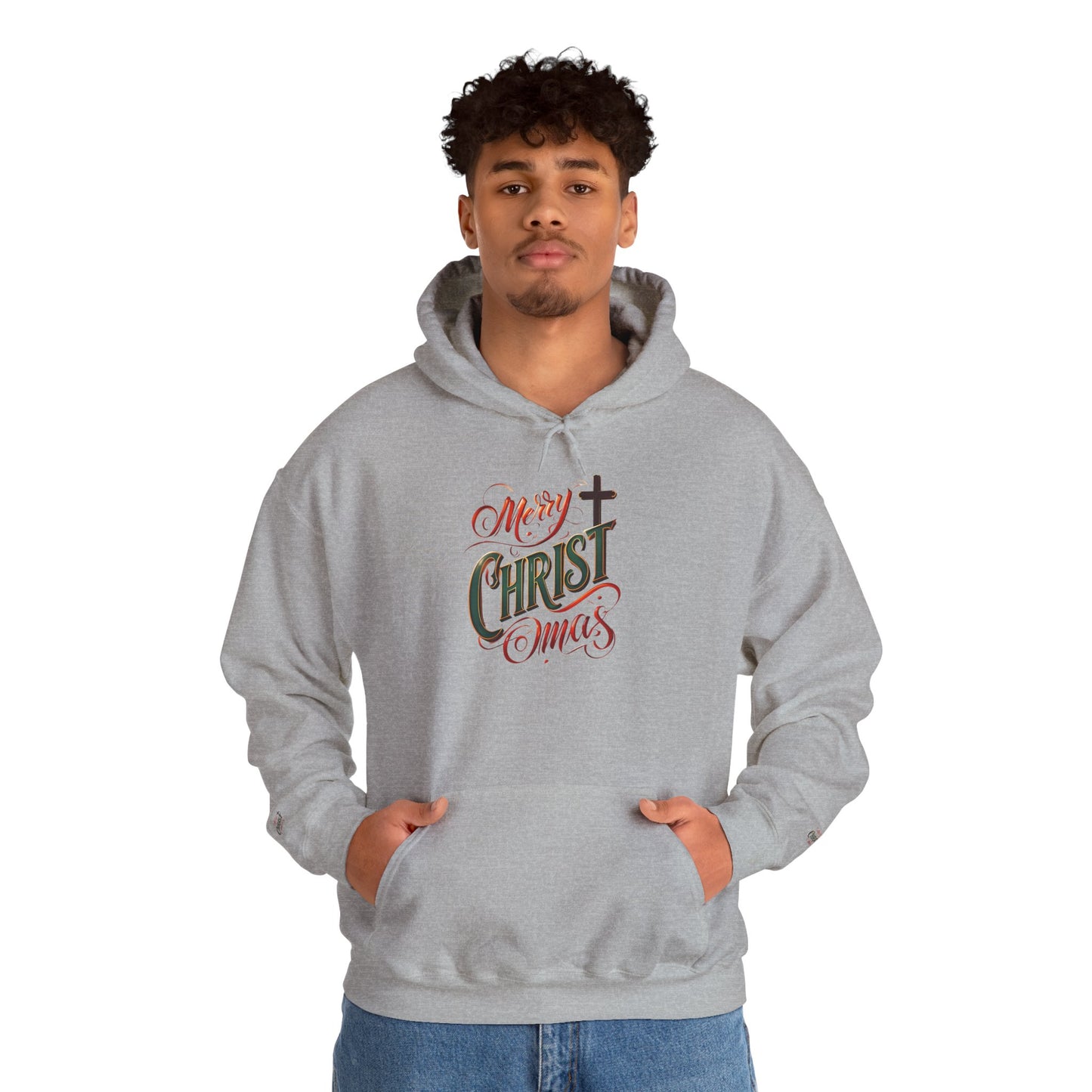 Merry Christmas Hoodie, Cozy Unisex Sweatshirt for Holiday Gatherings, Festive Gift Idea for Him/Her, Winter Apparel, Christmas Sweater