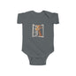 Giraffe Peek-a-Boo Infant Bodysuit - Cute Baby Jumpsuit for Newborns, Baby Shower Gift, Funny Baby Clothes, Toddler Outfit, Animal Onesie