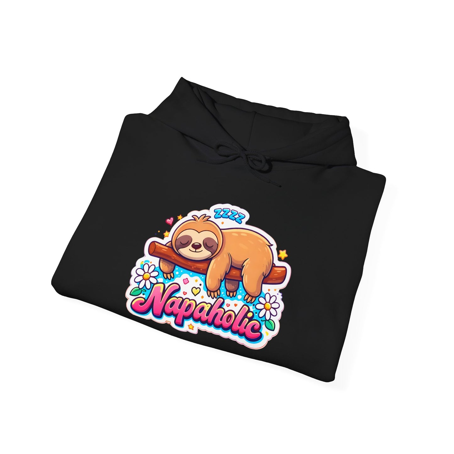 Napaholic Sloth Hoodie — Cute Sleepy Sloth Graphic Sweatshirt
