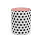 Elegant Polka Dot Mug - Stylish Coffee Cup for Home, Office, Gift for Birthdays, Anniversaries, Holidays, Unique Drinkware