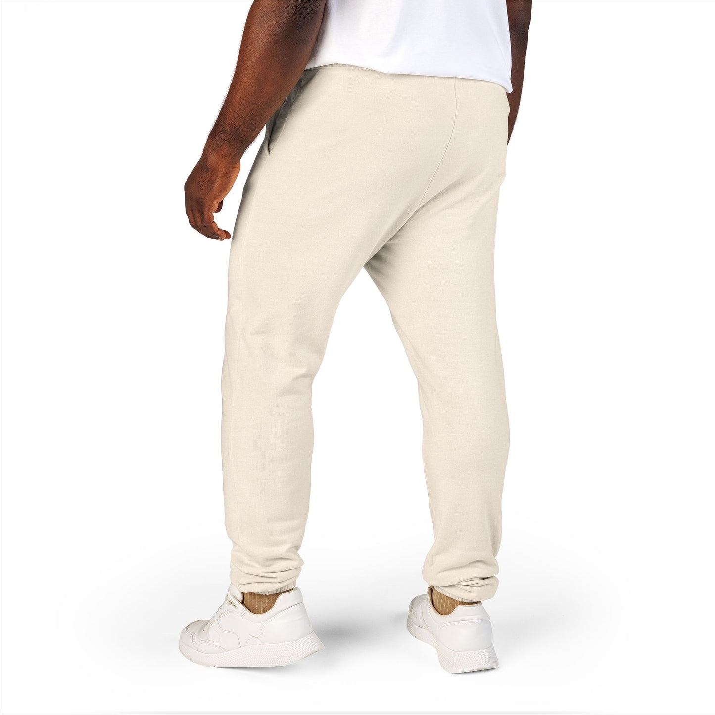 Sweatpants — Colorful Cosmic Cat Graphic "Pet Me" Joggers