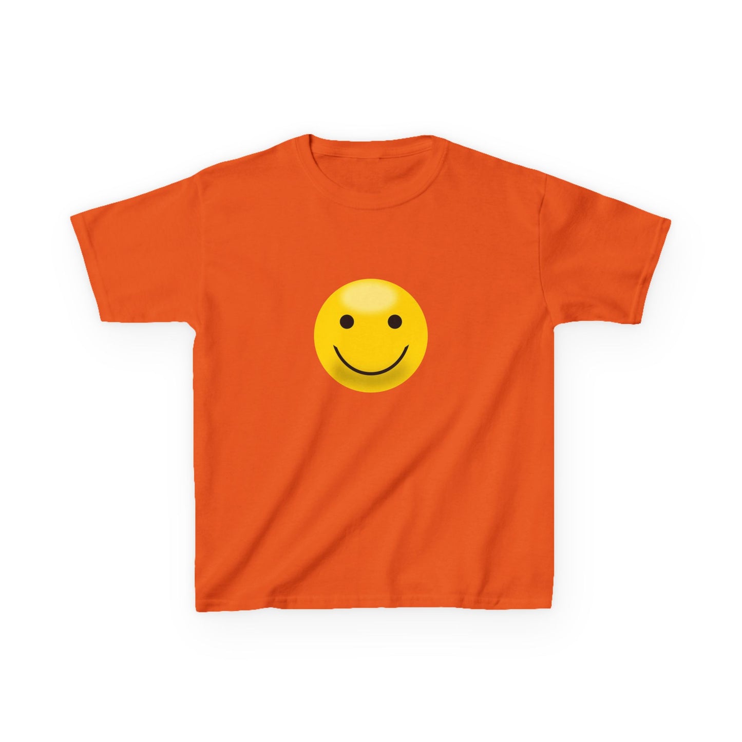 Kids Smiley Face Tee - Fun Cotton Shirt for Kids