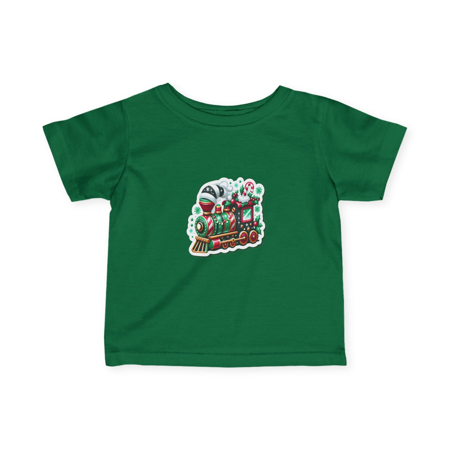 Infant Tee — Cute Christmas Toy Train Holiday Baby Shirt