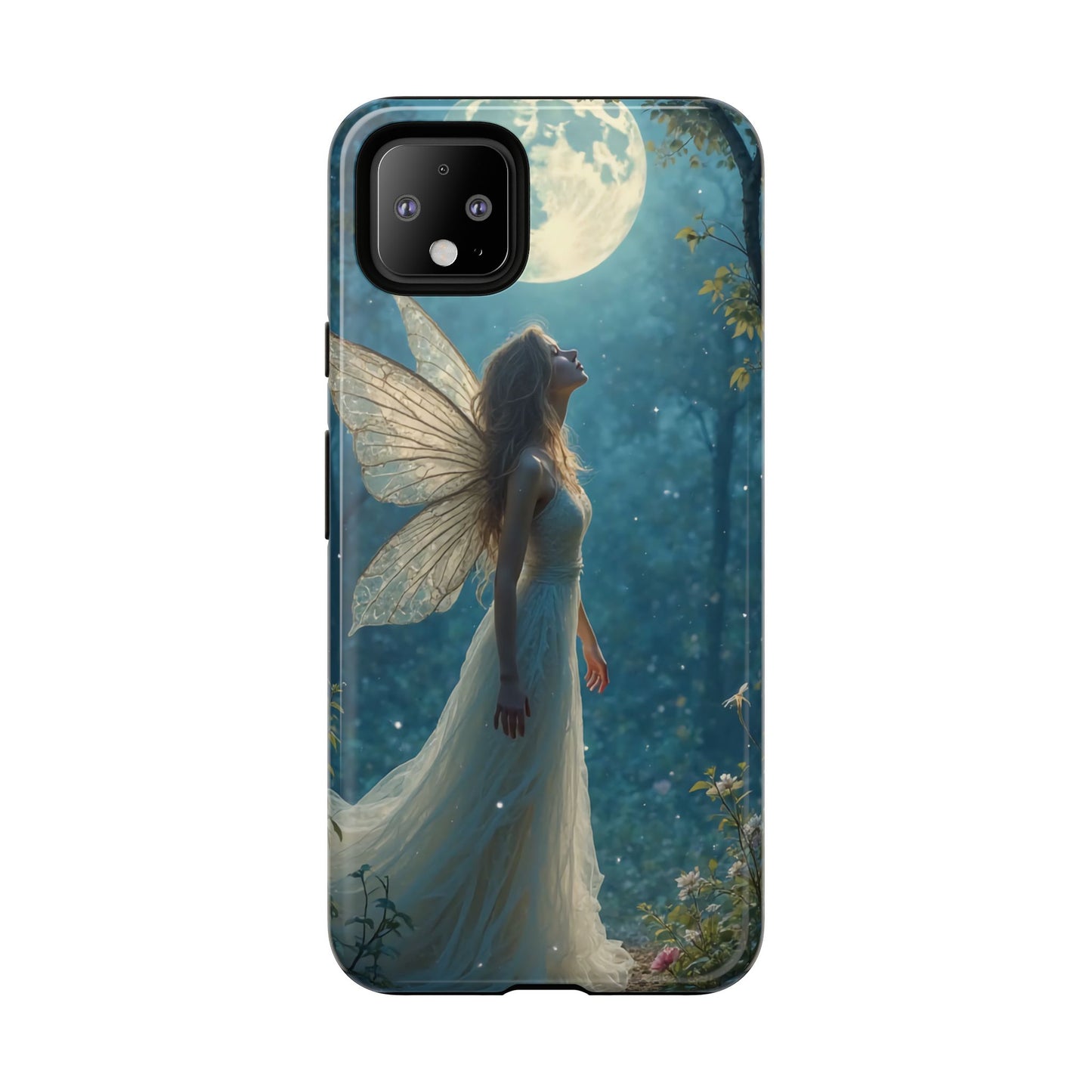 Fairy Moon Phone Case | Tough Cases for Nature Lovers, Fantasy Gift, Boho Phone Accessory, Ethereal Aesthetic, Magical Design