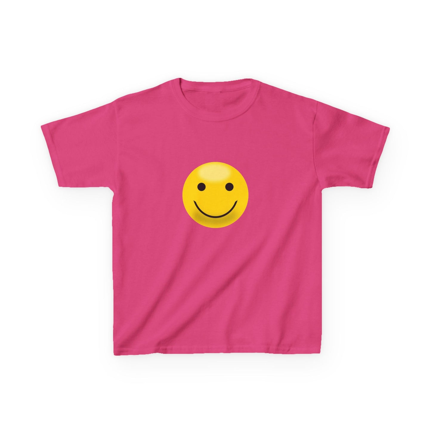 Kids Smiley Face Tee - Fun Cotton Shirt for Kids