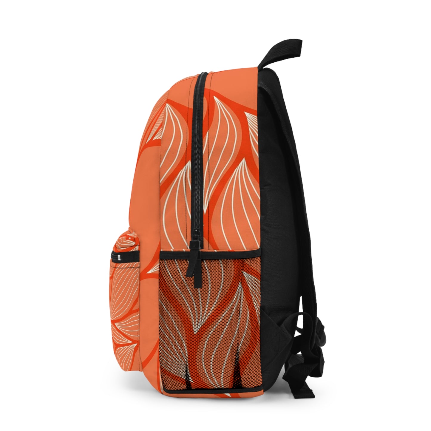 Floral Pattern Backpack, Stylish Daypack for School, Summer Travel Bag, Trendy Gift for Students, Floral Printed Bookbag