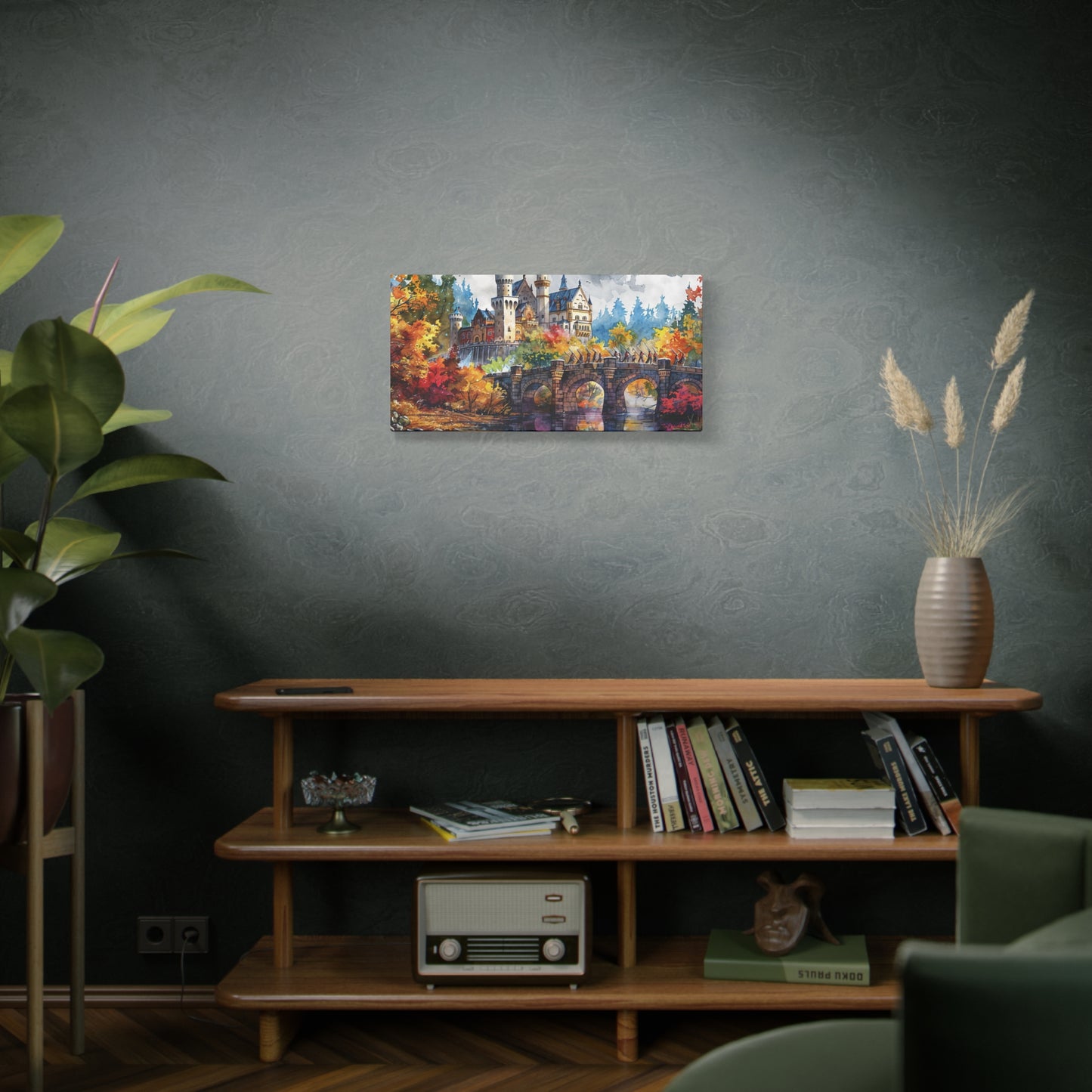 Matte Canvas, Stretched, 1.25" - Castle