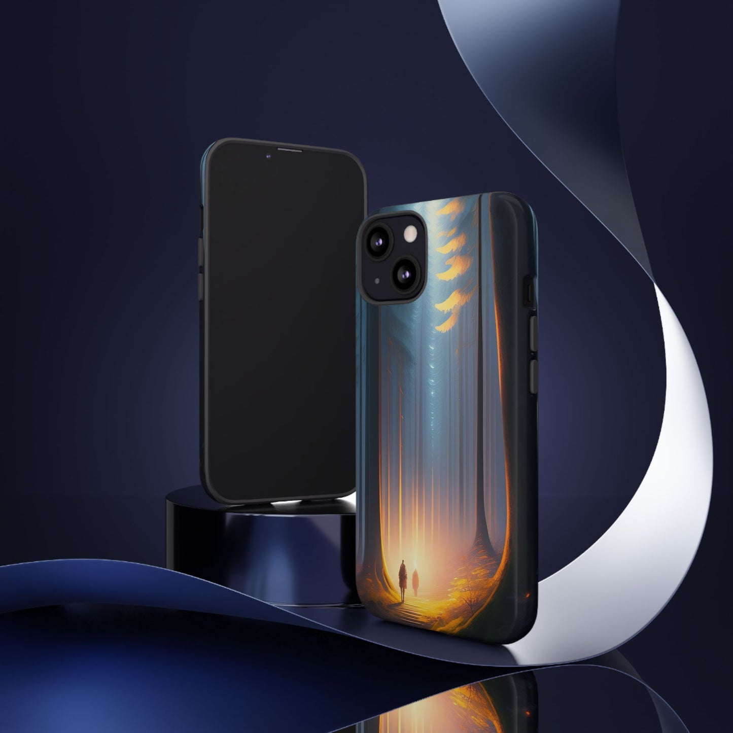Phone Case — Mystical Forest Nightscape Protective Tough Case