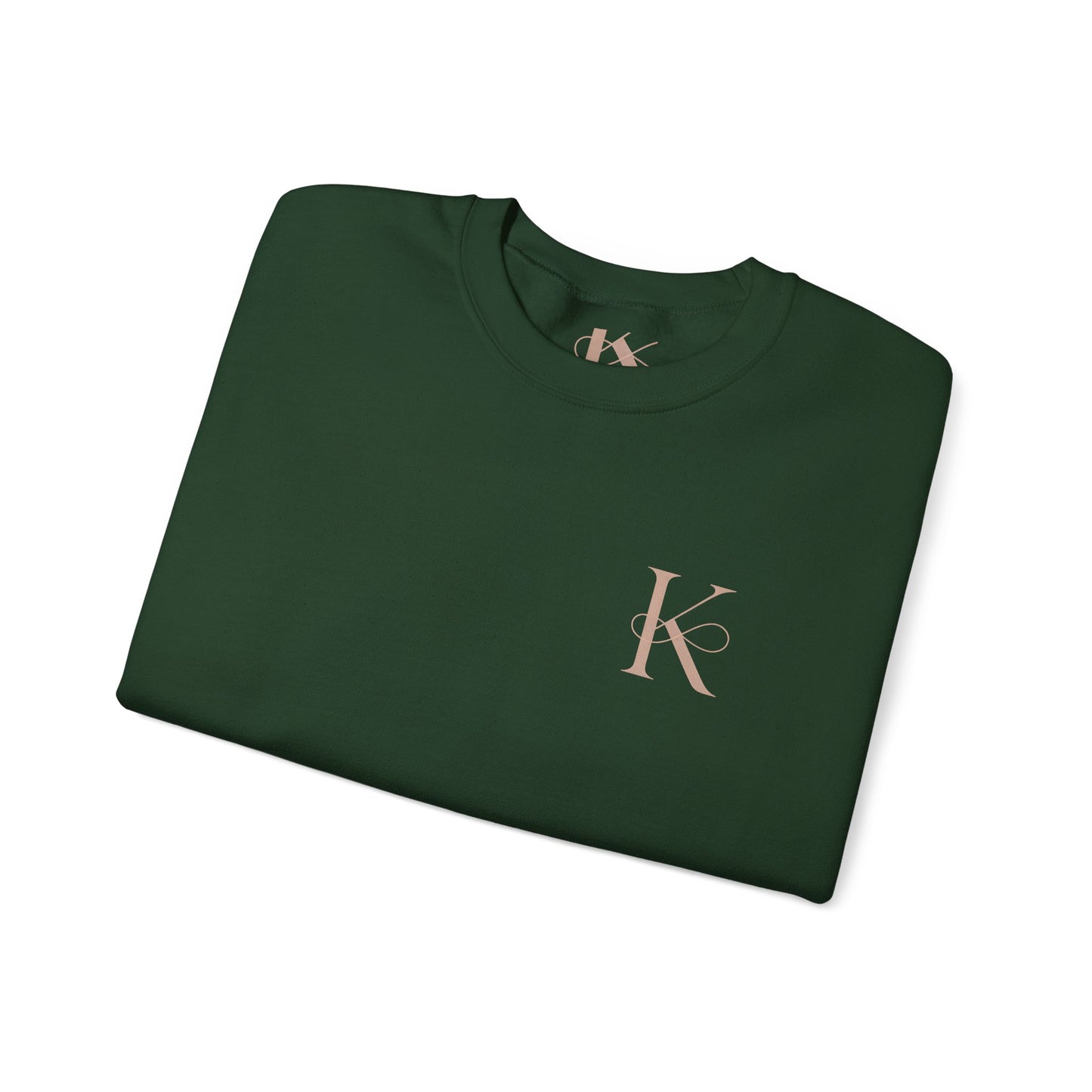 Minimalist Unisex Crewneck Sweatshirt with Initial Charm, Comfortable Lounge Wear, Gift for Him or Her, Casual Style, Everyday Essential