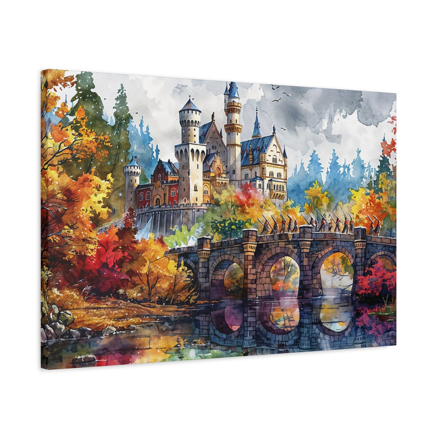 Matte Canvas, Stretched, 1.25" - Castle