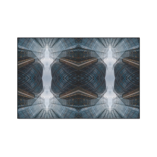 Industrial Urban Pattern Floor Mat — Heavy Duty Entry Rug