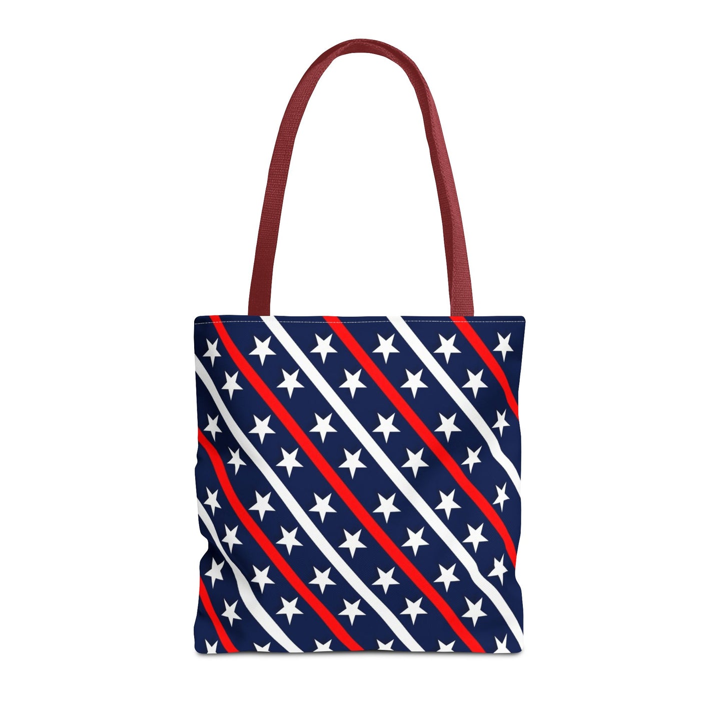 Patriotic Tote Bag, USA Flag Inspired