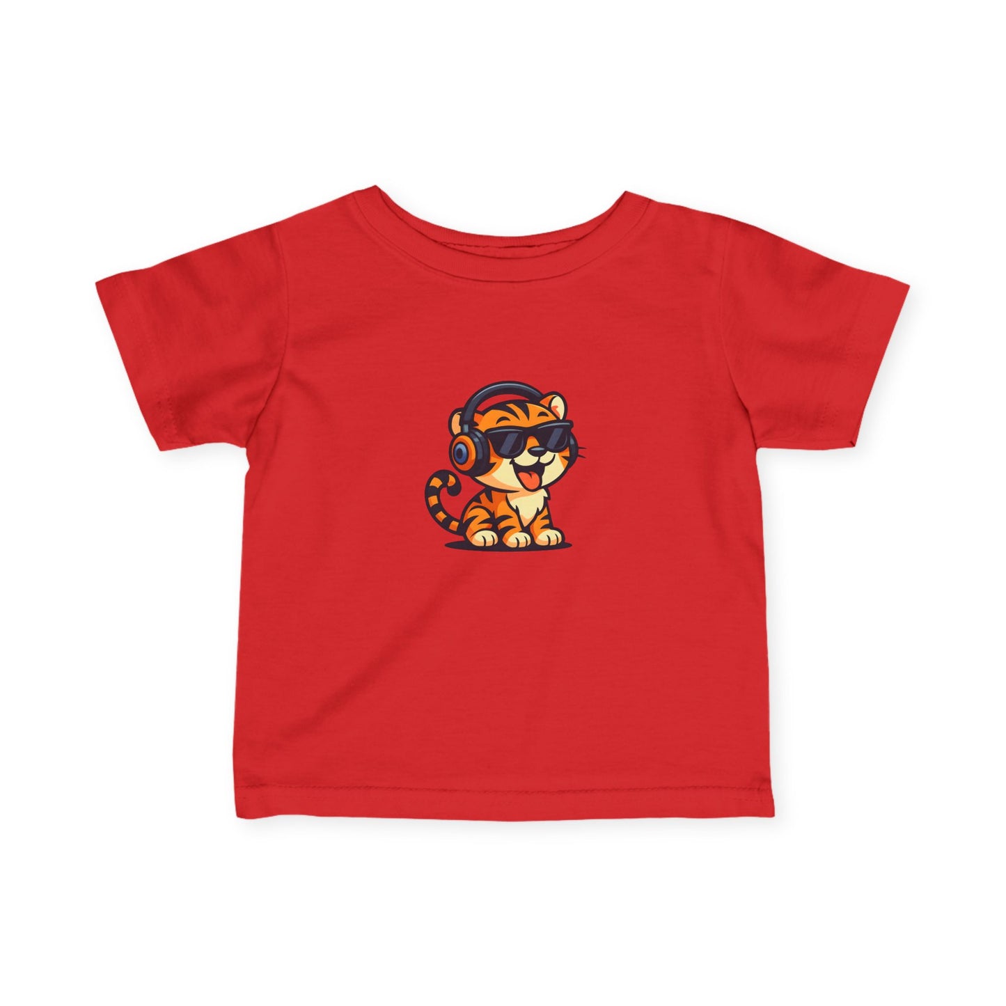 Cool Tiger Infant Tee, Cute Baby Shirt, Trendy Toddler Outfit, Unique Gift for New Parents, Stylish Babywear