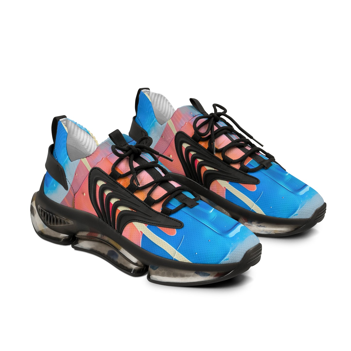 Men's Colorful Mesh Sneakers, Stylish Athletic Shoes, Trendy Casual Footwear, Breathable Running Sneakers, Summer Fashion Sneakers