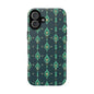 Emerald Boho Teardrop Phone Case