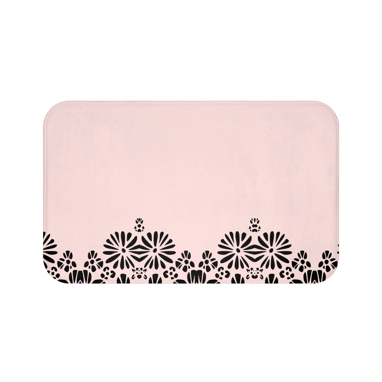 Floral Elegance Bath Mat - Chic Bathroom Decor, Home Spa Essentials, Gift for Her, Modern Design, Cozy Comfort