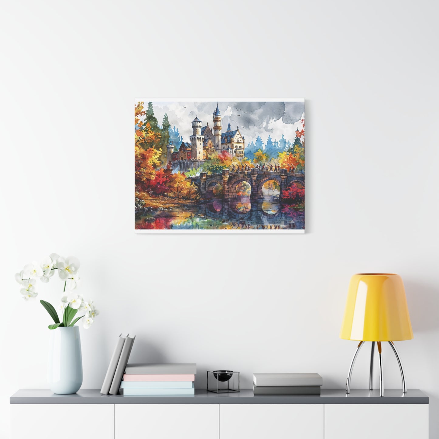 Matte Canvas, Stretched, 1.25" - Castle