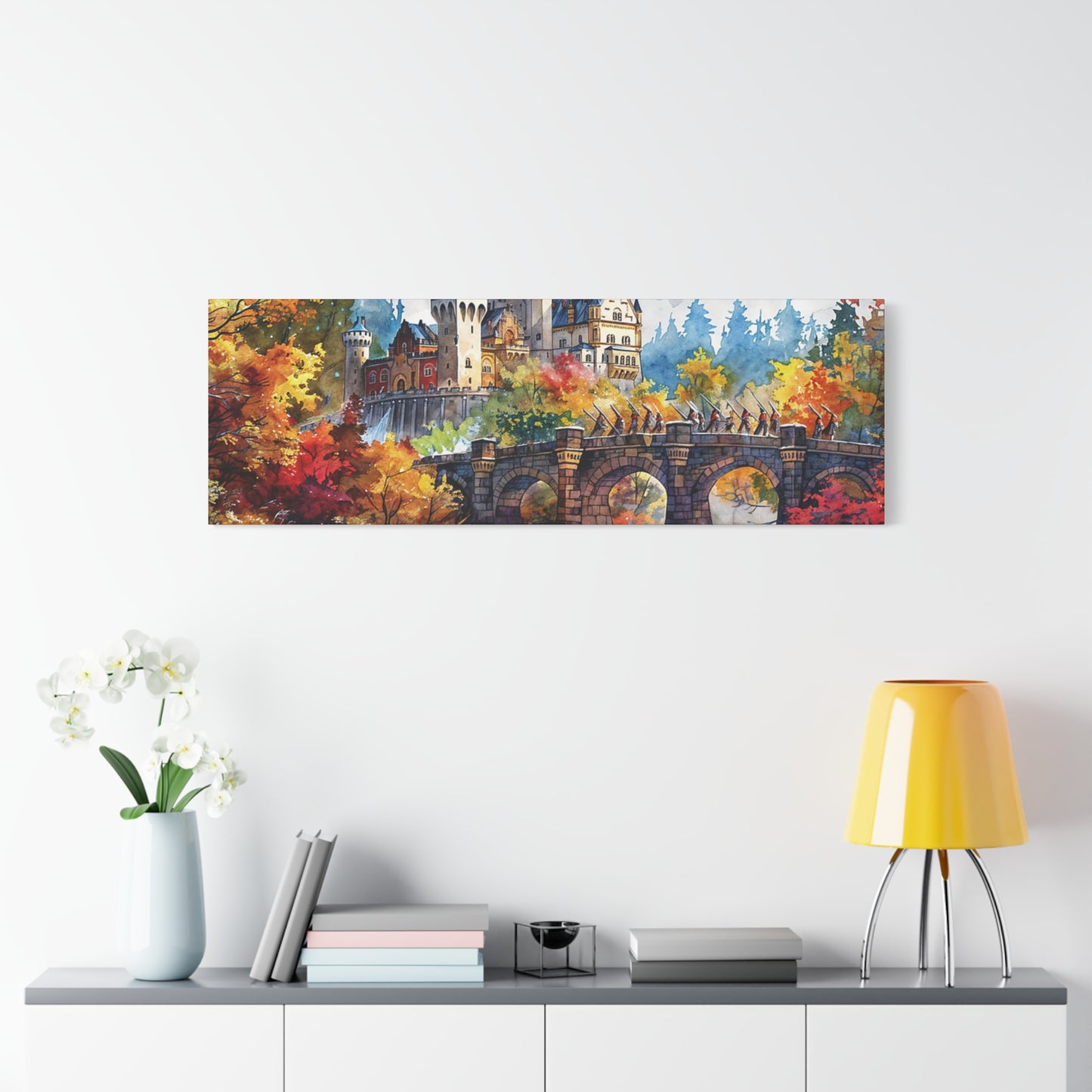 Matte Canvas, Stretched, 1.25" - Castle