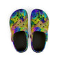 Kids Tie-Dye Swirl EVA Foam Clogs — Colorful Watercolor Slip-On Sandals