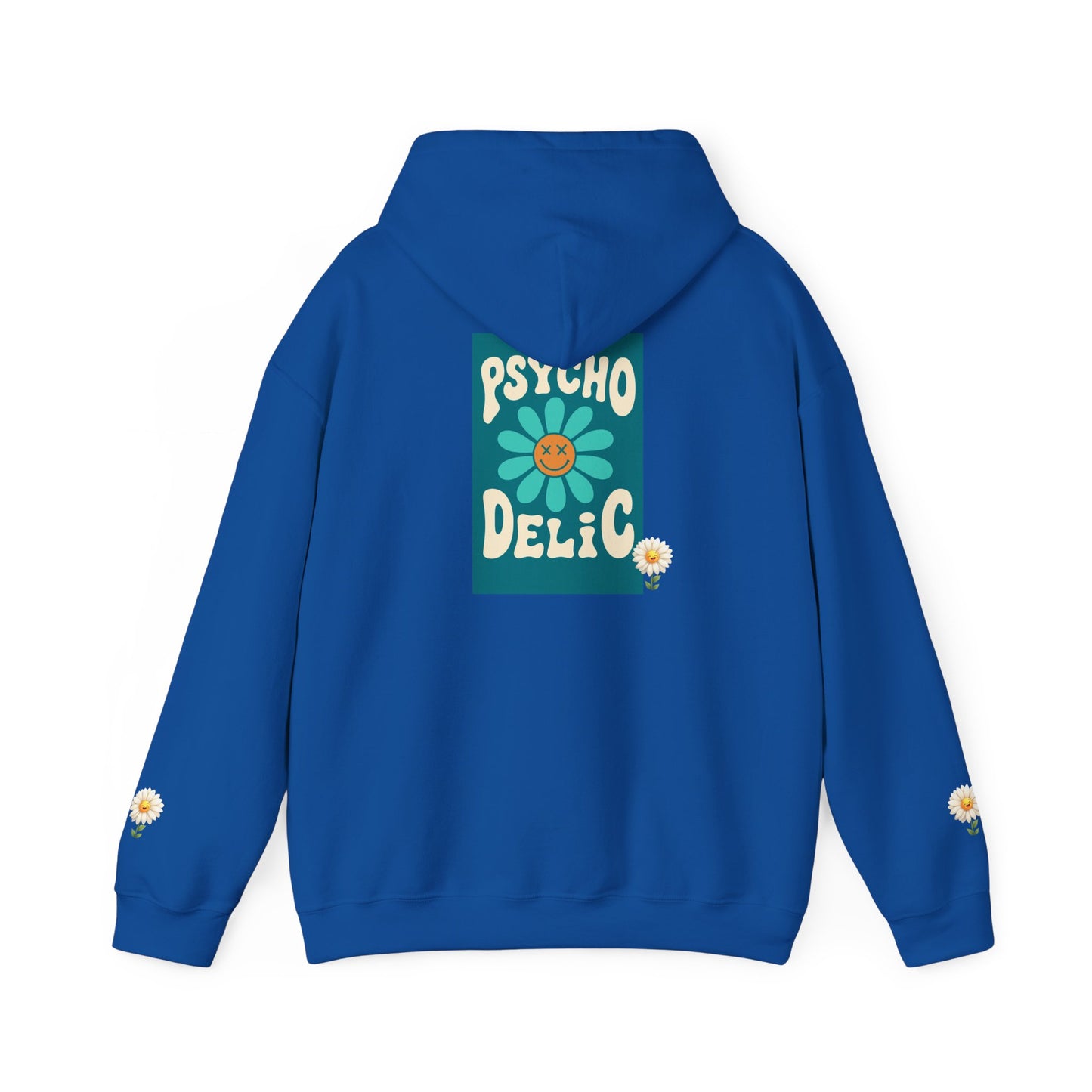 Psychedelic Floral Hoodie, Cozy Sweatshirt for Casual Style, Gift for Flower Lovers, Cute Streetwear, Spring Fashion, Art Tee