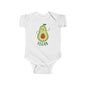 Cute Vegan Avocado Baby Bodysuit