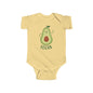 Cute Vegan Avocado Baby Bodysuit