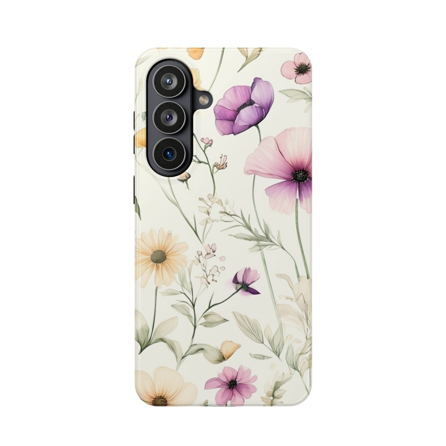 Floral Watercolor Magnetic Impact-Resistant Phone Case