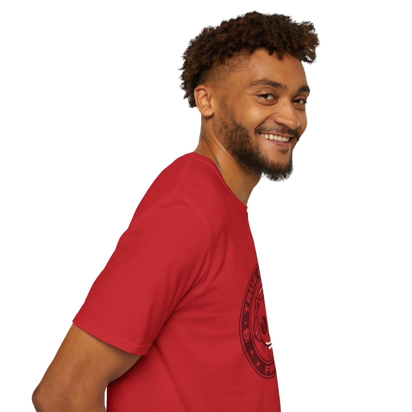 True Crime Freak Cat T-Shirt – Cute Kitty Badge Tee for True Crime Fans