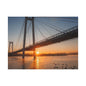 Sunrise Bridge Canvas Wall Art — Matte Stretched Canvas
