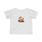 Cute Snail Rainbow Infant Tee, Baby T-Shirt, Toddler Gift, Kids Apparel, Fun Summer Outfit