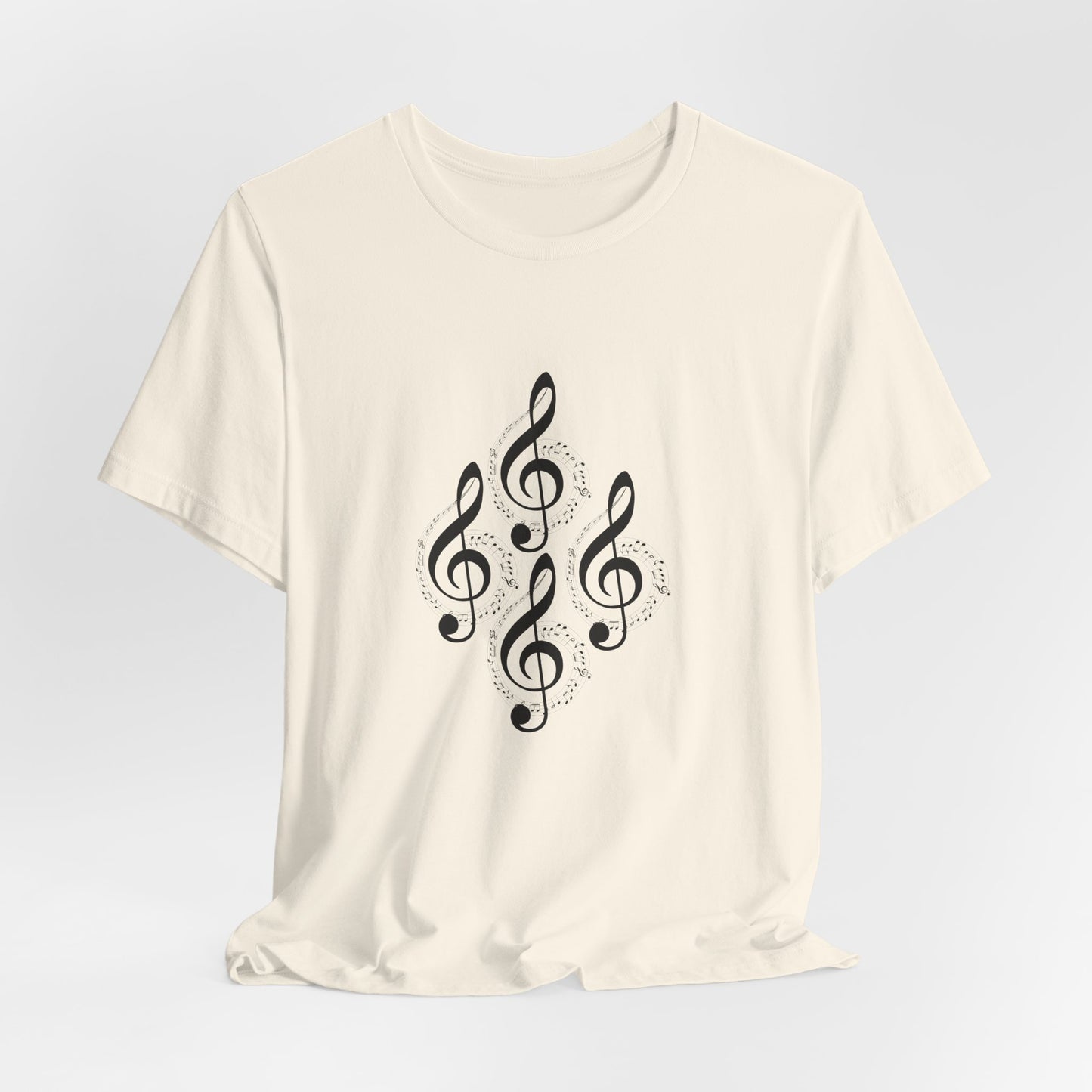 Musical Notes Tee - Perfect for Music Lovers, Casual Wear, Concerts, Festivals, Unique Gift Idea