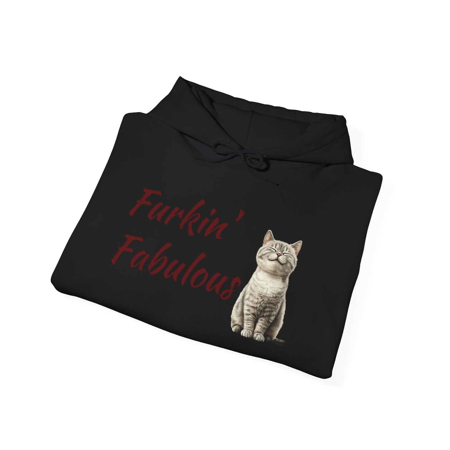 Furkin' Fabulous Cat Hoodie — Cute Kitten Graphic Sweatshirt