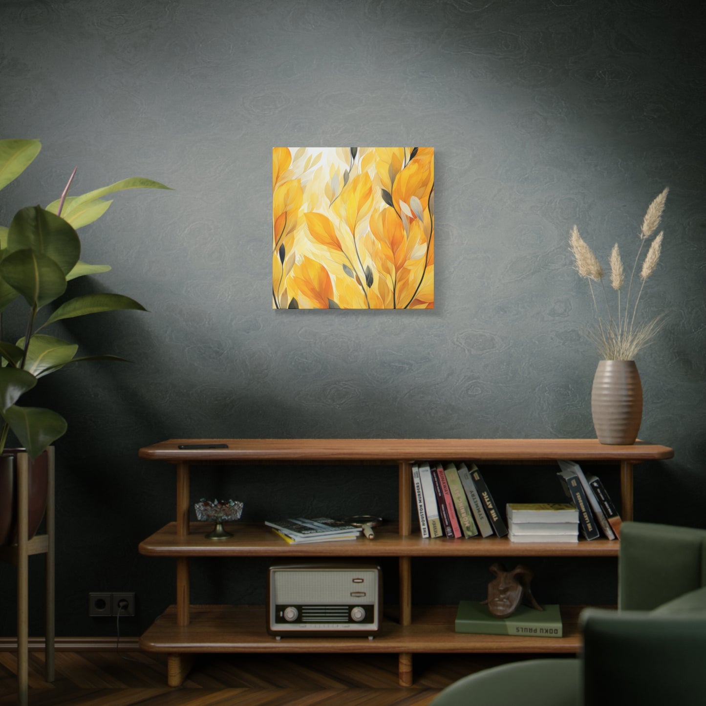 Gorgeous Yellow Matte Canvas Art Print, Stretched, 1.25"