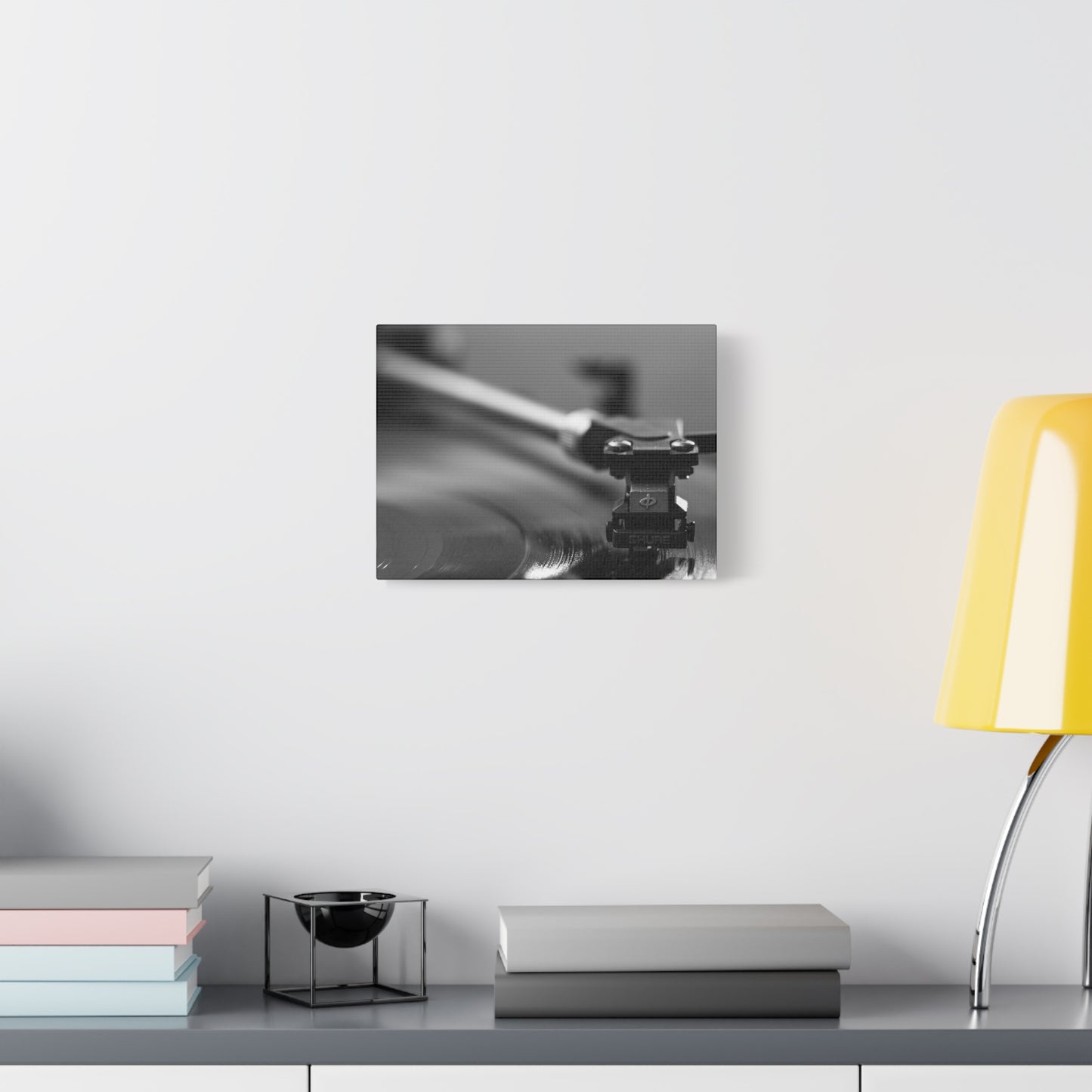 Vinyl Turntable Matte Canvas Print — Stretched 1.25" Wall Art