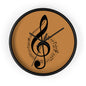 Musical Note Wall Clock