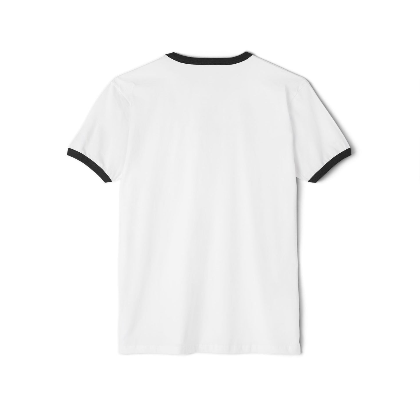 Surf Circle Ringer T-Shirt – Sunny Wave & Surfer Graphic